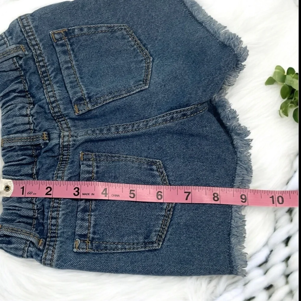 The Children’s Place and Wonder Nation  Denim and White Girls Shorts Set
